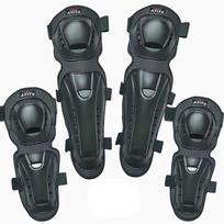 Motorcycle Knee Elbow Pads Set 4pcs Cycling Protective Gear Safety Armor Off-Road Riding Dirt Bike ATV Knee Elbow Protector 4-Piece Set black