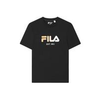 FILA ORIGINALE T Shirt Unisex Black Gold Frozen Lemon F51M519106F-BG M