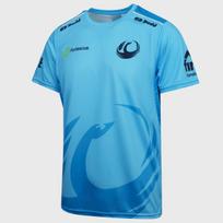 2026 New Men's Rugby Training Uniform, Sportswear, Y2K T-shirt, Loose Fit, Suitable for Everyday and Training Wear, Stylish L mėlyna
