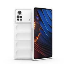 Skirta Xiaomi Poco X4 Pro 5G dėklas Poco M4 X4 Pro 5G X3 NFC dangtelis Odai draugiškas Smūgiams atsparus Silikoninis TPU telefono dėklas Poco X4 Pro 5G For Poco X4 Pro 5G balta