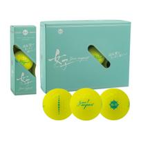 Kasco Golf Ball Zeus Impact Women's 3 Pearl Yellow FF geltona