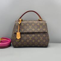 [Pre-Owned] Cluny BB Monogram Canvas With Leather Trim Handbag - Very Good #BHMZS7 ONE SIZE