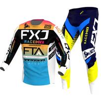 Motocross Jersey & Pant Kits lenktynių kostiumas Racer Gear Set Off-road MX Enduro MOTO Vyriški rinkiniai Moterų kalnų kalnų motociklų kombinacija L-34