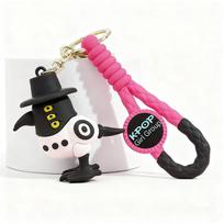 KPOP Demonų Medžiotojų Raktų Pakabukas, Tigro Veikėjo PVC Figūrėlės Raktų Pakabukas, Mielas Harajuku Stiliaus Raktų Žiedas Vaikams & Gerbėjams Helovinas