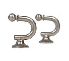 Home Curtain Installation Hooks, Metal Wall Hooks, Curved Hooks One Size