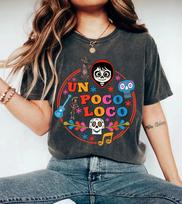 Coco Un Poco Loco Miguel Tee Unisex Adult Sweatshirt Shirt Cotton AllSeason Base Layer Streetwear Vintage Tshirt S