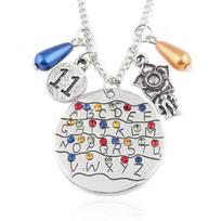 Necklace 26 Alphabet Letter Pendant Choker for Women Men Jewelry Accessory