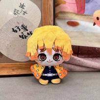 Cute Demon Slayer Mini Plush Keychain Shinobu Mitsuri Zenitsu Obanai Chibi Doll Soft Stuffed Pendant Anime Fan Backpack Collectible Gift Home Decor 10cm