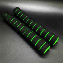 Sponge Motorcycle Grip Non-slip Handlebar Cover Bicycle Handlebar Bicycle Grips Foam Grip 22cm Long žalia