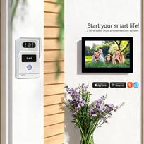 7-inch Screen Video Doorbell Door Phone System HD Camera Kits Support Unlock Monitoring Dual-Way Intercom 75T-HTD2(4)