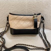 [Pre-Owned] Gabrielle Classic Vintage Chain Quilted Calfskin Crossbody Bag - Very Good #5O7V6M ONE SIZE