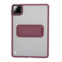 Translucent Kickstand Tablet Case for Xiaomi MI Pad 8 7 6 5 Pro 6S 7S for Redmi K Pad Pro SE 11 8.7 12.1 Case Matte Stand Cover Mi pad 5 5pro 11inch violetinė
