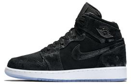 Jordan 1 Retro High Heiress Black Suede GS 832596-001 35.5