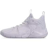 Jordan Why Not Zer0.2 Slip Resistant Abrasion Resistant Mid top Children's Basketball Shoes White AT5719-101 28