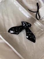 Korean Version Of Polka Dot Grab Clip Women'S High-End Sense New Back Of The Head Shark Clip Hairpin Headgear High-End Hairpin Hair Accessories