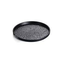 Stone Grain Steak Plate Melamine Fruit Salad Plate Durable Dumpling Plate  Kitchen S juoda