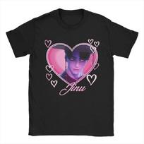 Fashion Jinu Heart KPOP Demon Hunters Anime T-Shirt for Women Crewneck T Shirt Short Sleeve Tee Shirt Gift Idea Clothes S juoda