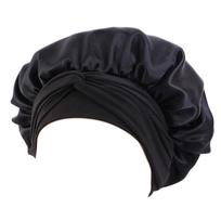 Sleep Cap Satin Bonnet Night for Head Cover Wide Elastic Band Sleeping Soft Adjustable Ribbon Strap Hair Turbans for Wom juoda