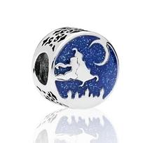 Aladdin Lamp Princess Jasmine Charm Beads Pendant Fit Snake Silver Bracelet Necklace Bead DIY Jewelry Gift