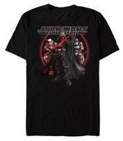 Star Wars Darth Vader & Stormtroopers Red Lightsaber T-Shirt, Unisex Sci-Fi Movie Retro Streetwear Tee, 100% Cotton Casual Short Sleeve Top 4XL