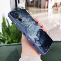 Gold Marble Phone Case For Xiaomi Poco F8 F7 X7 M6 X6 F6 M5 M5S F5 X5 F4 X4 M4 F3 M3 X3 Pro Ultra 4G 5G GT NFC Silicone Cover Poco M6 Pro 4G šviesiai mėlyna spalva