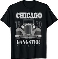Gangster T-Shirt - 1930s Chicago Mafia Gift Unisex T-Shirt L