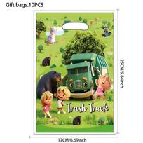 Trash Hank Truck Birthday Party Supplies Plate Cup Backdrop Balloons Cake Topper Gift Bag For Kids Favors Birthday Decoration other
