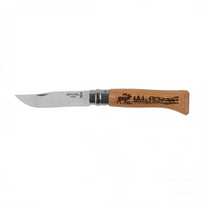 Sulankstomas peilis Opinel 8 inox ąžuolas Animal serija – elnias