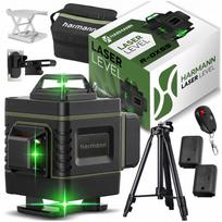 Kryžminis lazerinis nivelyras 4D, 16 linijų, 360°, su stovu