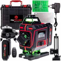 Kryžminis lazerinis nivelyras MAPOWER, 360° žalias spindulys