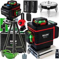 Lazerinis nivelyras HILDA 4D MAX su 360° projekcija ir 1,6 m trikoju