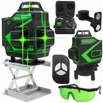 Žalias 4D 360° savaime išsilyginantis kryžminis lazerinis nivelyras