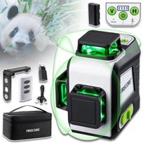 Kryžminis 3D lazerinis nivelyras, 12 linijų, 360°, žalias spindulys