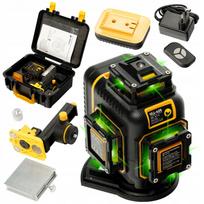Kryžminis lazerinis nivelyras 4×360° 4D su priedais