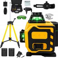Lazerinis nivelyras 360° 4D, 16 linijų, su trikoju