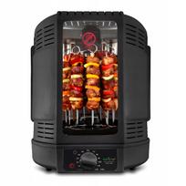Vertikalus NutriChef grilis kebabams ir vištienai