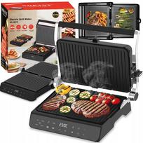 Elektrinis grilis 2000W, sulankstomas, sumuštiniams, panini ir kebabams