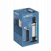 Sodos gaminimo aparatas BRITA sodaTRIO juodas, su CO2 balionėliu, stikline ir termo gertuve