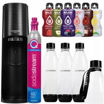 Sodos gaminimo aparatas SodaStream Terra juodas su buteliais
