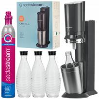 Gazuotuvas SodaStream Crystal 3.0 Titan QuickConnect su 3 karafomis