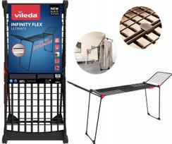 Džiovyklė skalbiniams VILEDA Infinity Flex Ultimate Black XXL