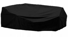 Lauko baldų uždangalas XXL, atsparus vandeniui, 475x165x115 cm, juodas