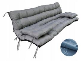 Lauko sūpynių pagalvėlė 160 cm su 40x40 cm pagalvėlėmis
