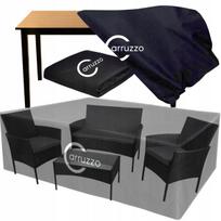Lauko baldų uždangalas 200x160x70 cm, juodas, atsparus vandeniui