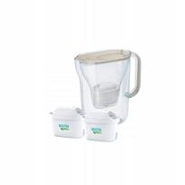 Vandens filtras Brita Style Essential 2,4 l, su 2 kasetėmis, smėlio spalvos