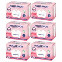 Vandens filtrų kasetės AQUAPHOR MAXFOR+ su magniu, 6 vnt.