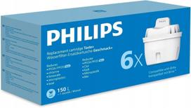 Vandens filtrų kasetės Philips AWP212, 6 vnt., tinka Brita ąsočiams