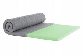 Čiužinio užtiesalas T35 POWER GREEN PUR, labai kietas, 180x200 cm, 7 cm, pilkas