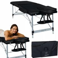 Masažo stalas BODYFIT, 2 dalių, aliuminis, su nešiojimo krepšiu