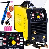 Suvirinimo aparatas TIG 200A Magnum THF 238 Pulse AC/DC, aliuminiui ir nerūdijančiam plienui, PRO-X komplektas